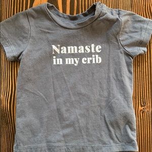 Short sleeve infant top